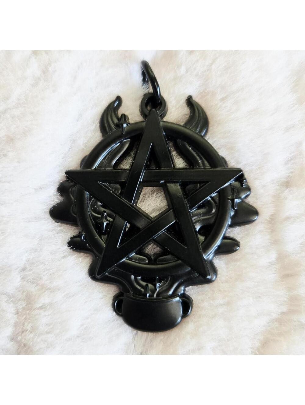 🕸 Witch Casket Exclusive Pentacle Pendant 🖤